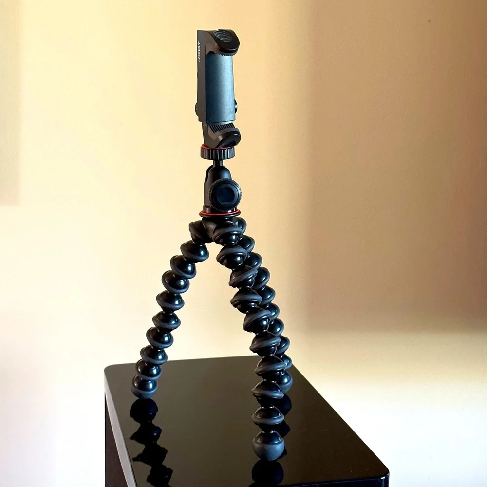 JOBY - GorillaPod 1K SMART Vlogging Tripod - Black/Red/Charcoal